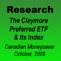 Claymore Preferred ETF and Its Index