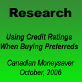 Using Credit Ratings When Buying Preferreds
