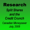 Split Shares and the Credit Crunch