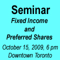 Seminar on Preferred Share investment presented by James Hymas Seminar